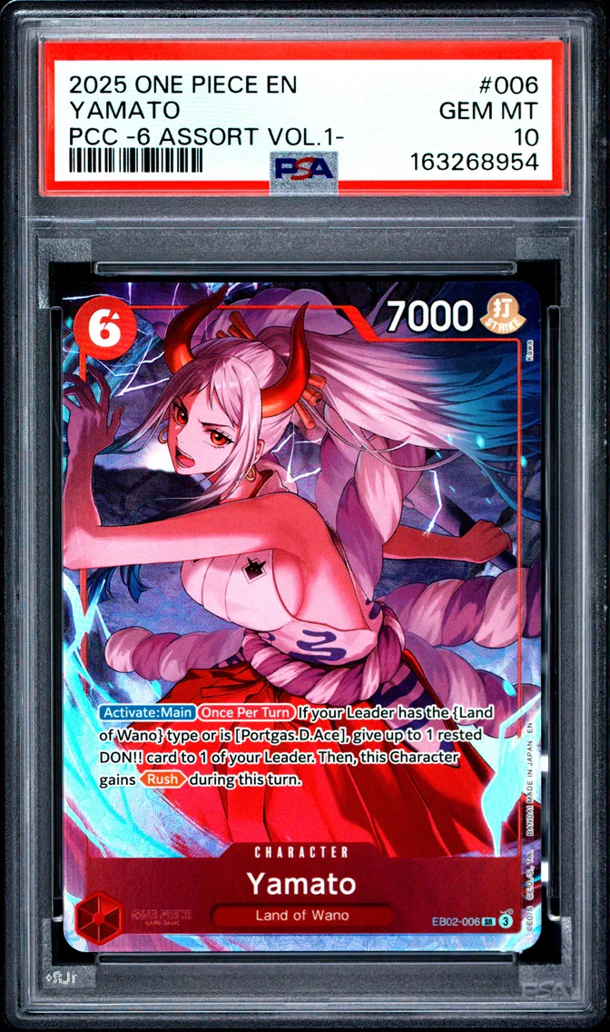 2025 #006 Yamato PSA 10 One Piece Premium Card Collection -6 Assort Vol.1-