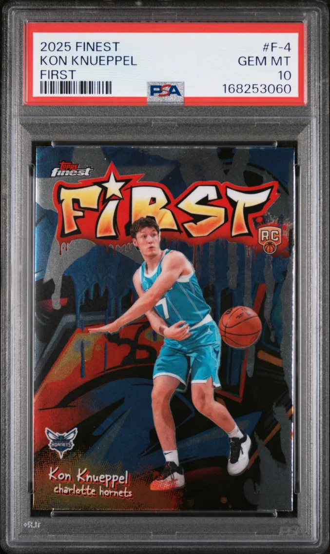2025 #F-4 Kon Knueppel PSA 10 Topps Finest First