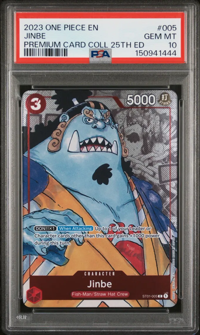 2023 #005 Jinbe PSA 10 One Piece Premium Card Collection 25th Edition