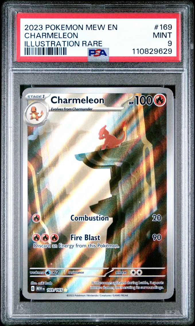 2023 #169 Charmeleon PSA 9 Mew EN-151