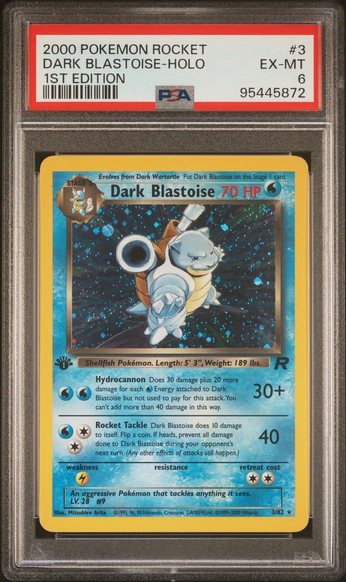 2000 #3 Dark Blastoise-Holo 1st