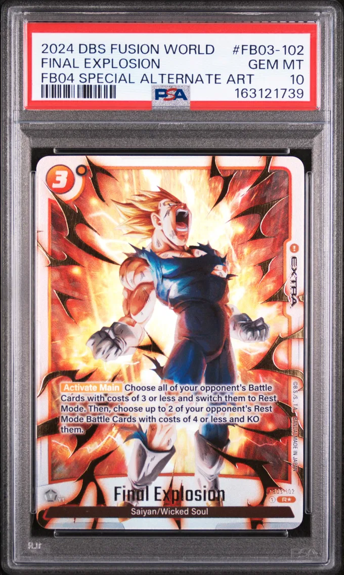 2024 #FB03-102 Final Explosion PSA 10 Dragon Ball Super Card Game Fusion World Ultra Limit