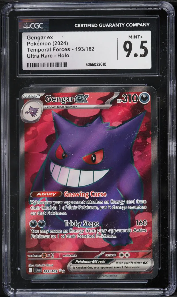 2024 #193 Gengar EX CGC 9.5 Tef EN-Temporal Forces Pokemon
