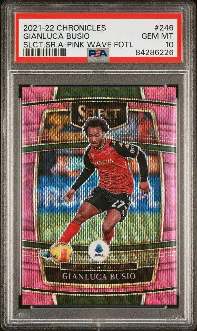 2021 #246 Gianluca Busio PSA 10 Panini Chronicles