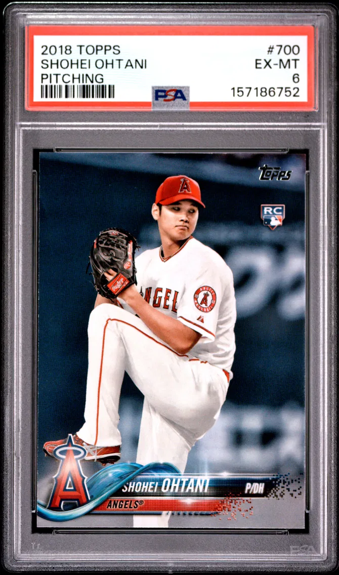 2018 #700 SHOHEI OHTANI PSA 6 Topps