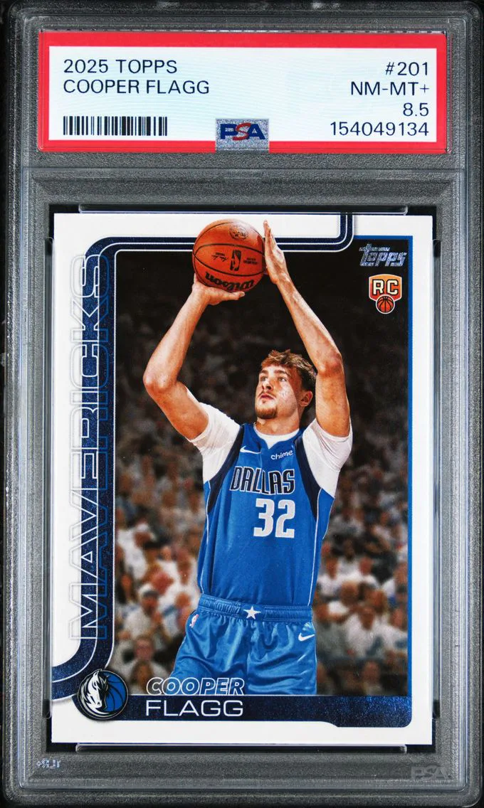 2025 #201 Cooper Flagg PSA 8.5 Topps