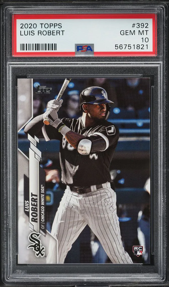 2020 Topps Luis Robert ROOKIE #392 PSA 10 GEM MINT