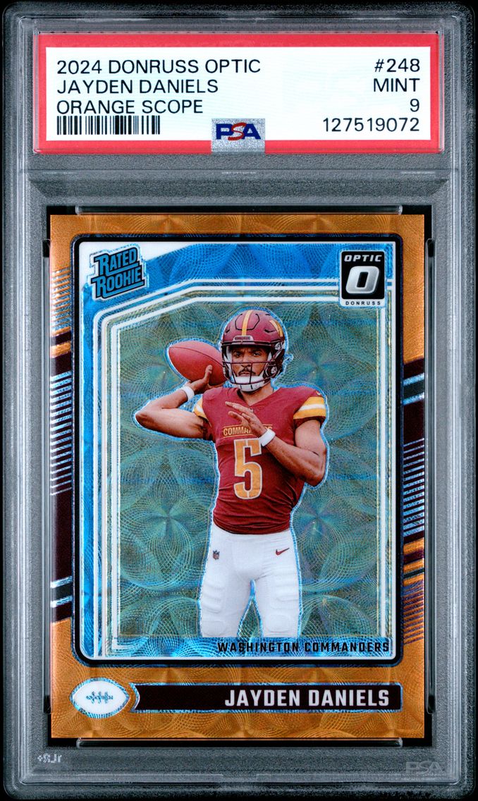 2024 #248 Jayden Daniels PSA 9 P
