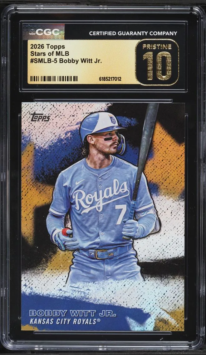 2026 #SMLB-5 Bobby Witt Jr. CGC 10 Topps Stars Of MLB