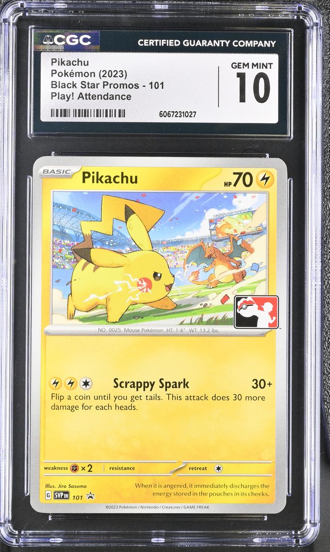 2023 #101 Pikachu CGC 10 Black Star Promos - Scarlet & Violet SVP EN - English