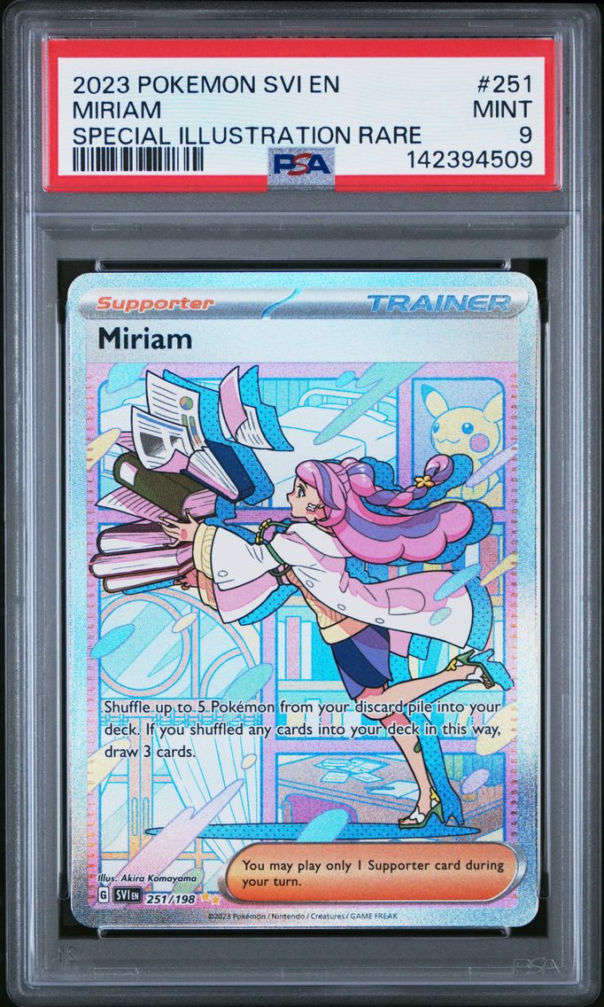 2023 #251 Miriam PSA 9 Svi EN-Scarlet & Violet Pokemon