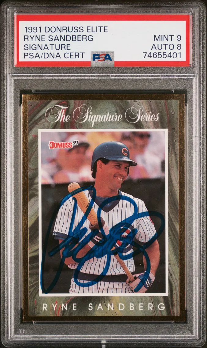 1991 #NA Ryne Sandberg PSA 9 Donruss Elite