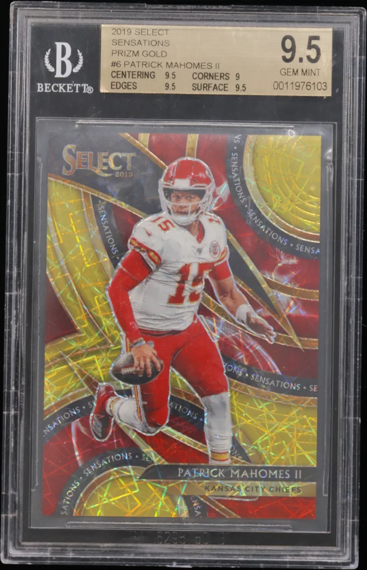 2019 #6 Patrick Mahomes II BGS 9