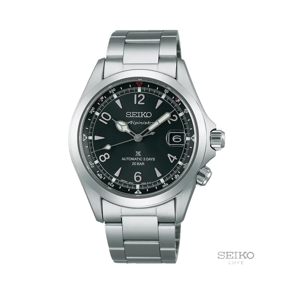 Seiko Prospex Land Mechanical 39.5mm - Black on Bracelet