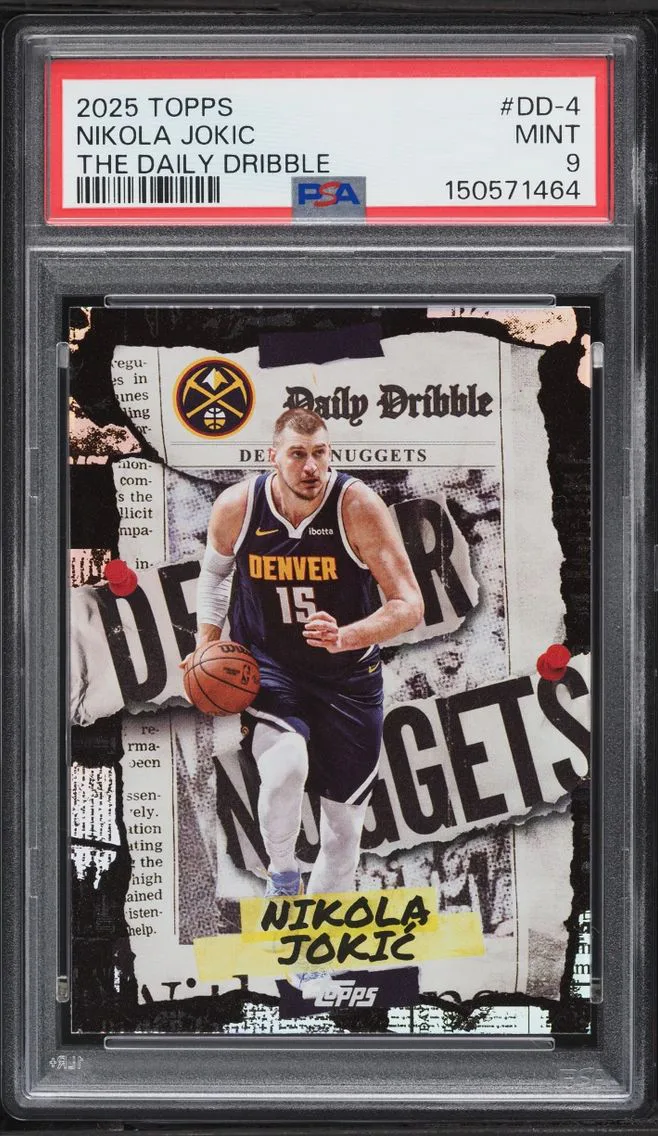 2025 Topps The Daily Dribble Nikola Jokic #DD-4 PSA 9 MINT
