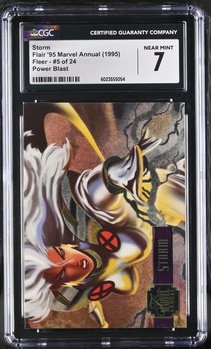 1995 #5 of 24 Storm CGC 7 Flair '95 Marvel Annual - English