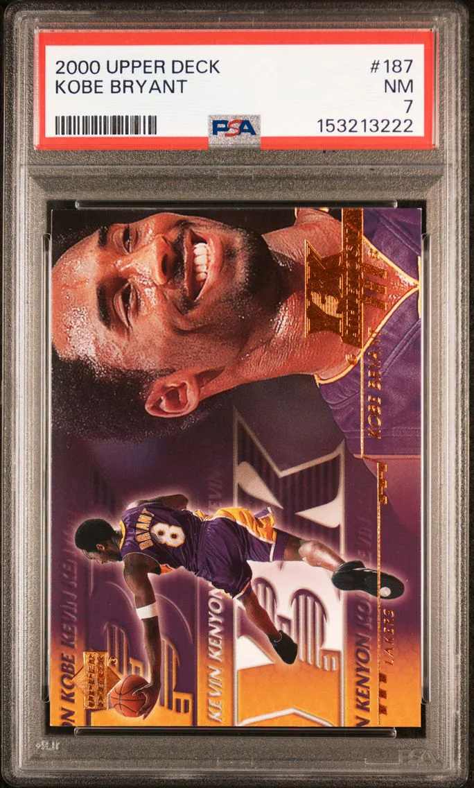 2000 #187 Kobe Bryant PSA 7 Upper Deck