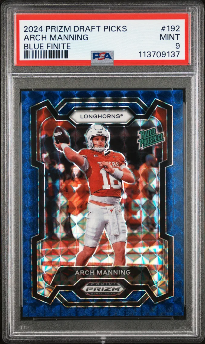 2024 #192 Arch Manning PSA 9 Panini Prizm Draft Picks