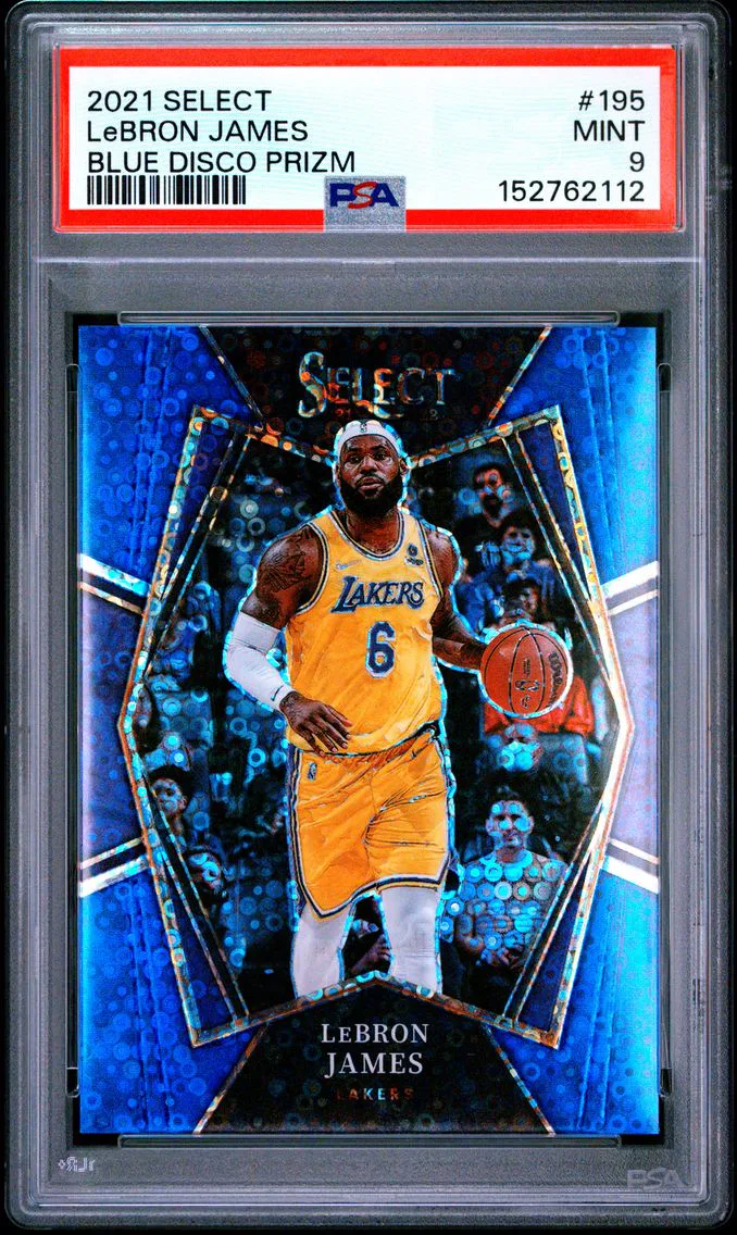 2021 #195 LeBron James PSA 9 Panini Select