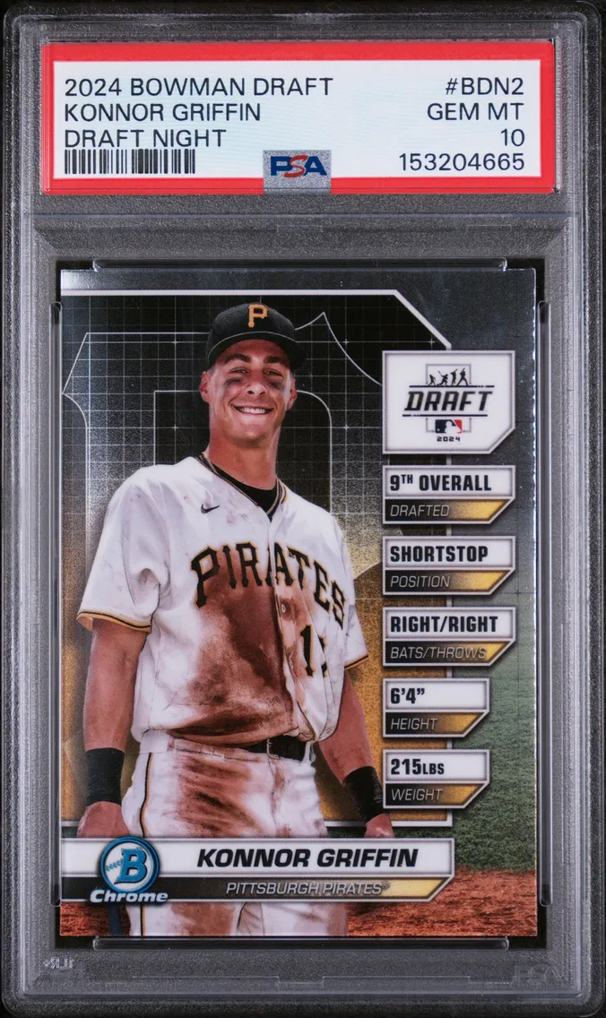 2024 #BDN2 Konnor Griffin PSA 10 Bowman Draft Bowman Draft Night