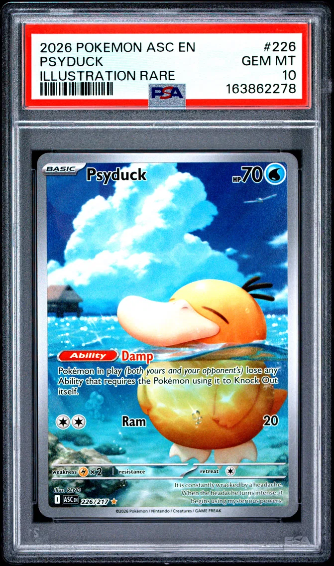 2026 #226 Psyduck PSA 10 Asc EN-Ascended Heroes
