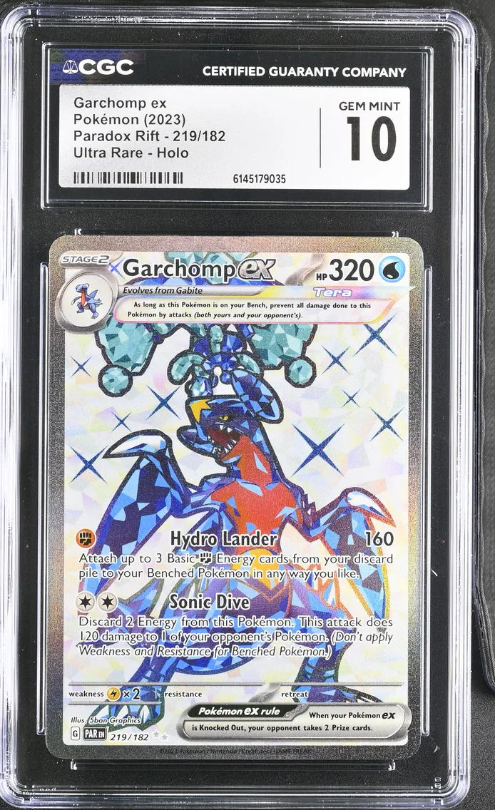 2023 #219 Garchomp ex CGC 10 Paradox Rift - PAR EN - English
