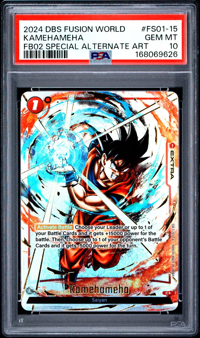 2024 #FS01-15 Kamehameha PSA 10 Dragon Ball Super Card Game Fusion World Blazing Aura