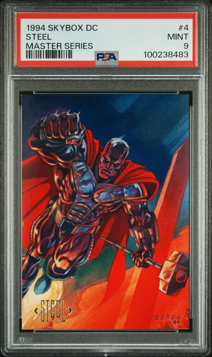 1994 #4 Steel PSA 9 Skybox DC Master Series