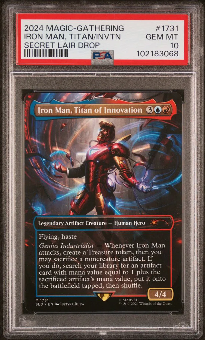 2024 #1731 Iron Man, Titan of Innovation PSA 10 Secret Lair Drop