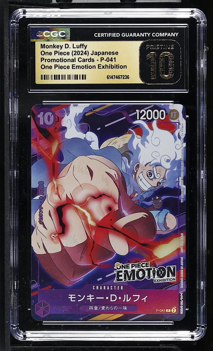 2024 #P-041 Monkey D. Luffy CGC 10 Pristine Promotional Cards - Japanese