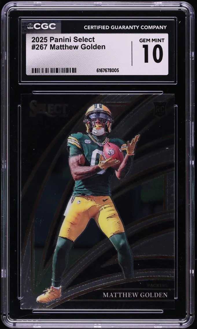 2025 Select Club Level Matthew Golden #267 CGC 10 GEM MINT
