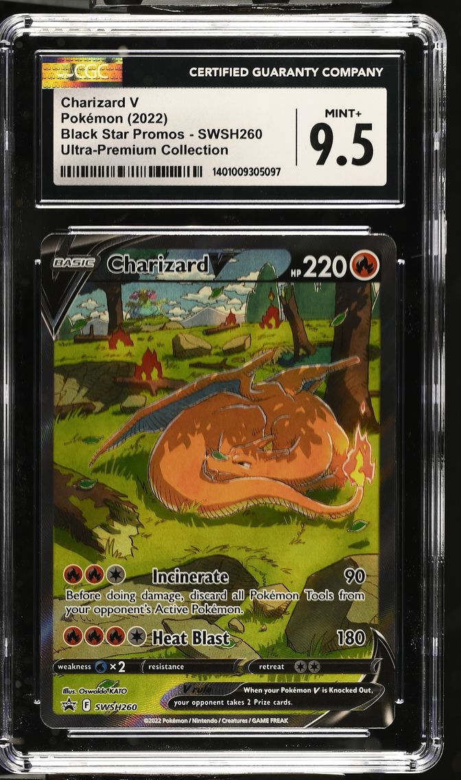 2022 #SWSH260 Charizard V CGC 9.5 Black Star Promos - Sword & Shield - English
