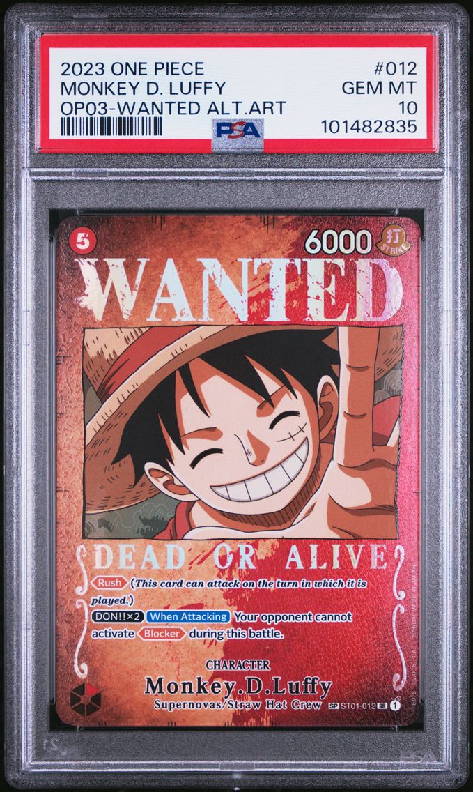 2023 #012 Monkey D. Luffy PSA 10