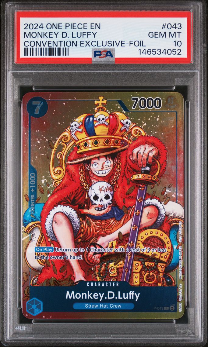 2024 #043 Monkey D. Luffy PSA 10