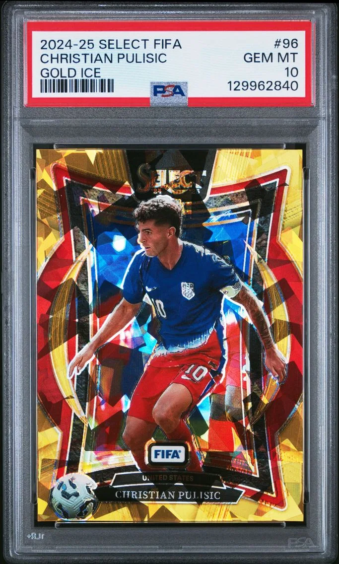 2024 #96 Christian Pulisic PSA 10 Panini Select FIFA