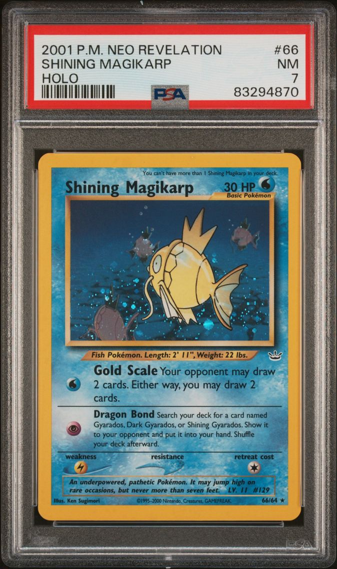 2001 #66 Shining Magikarp-Holo P