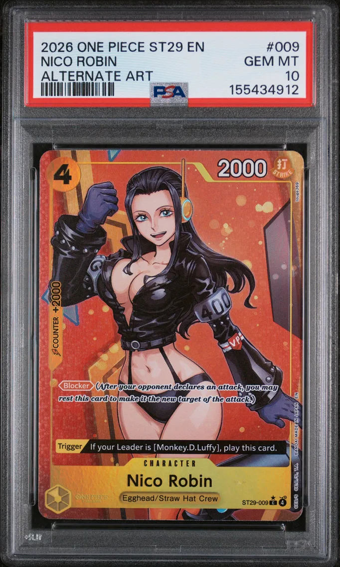 2026 #009 Nico Robin PSA 10 One Piece Starter Deck ST29-Egghead