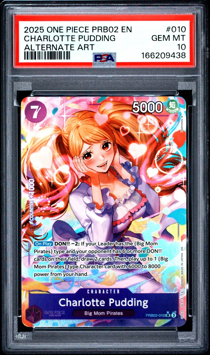 2025 #010 Charlotte Pudding PSA 10 One Piece PRB02-Premium Booster -One Piece Card the Best- Vol.2