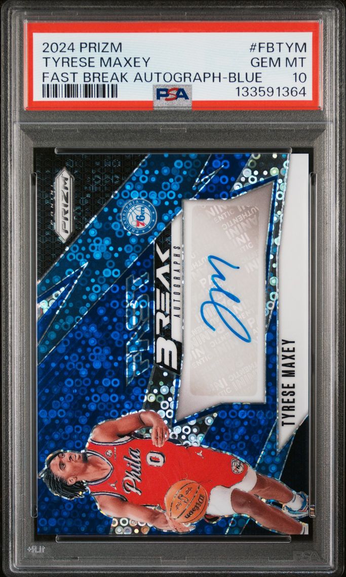 2024 #FBTYM Tyrese Maxey PSA 10 