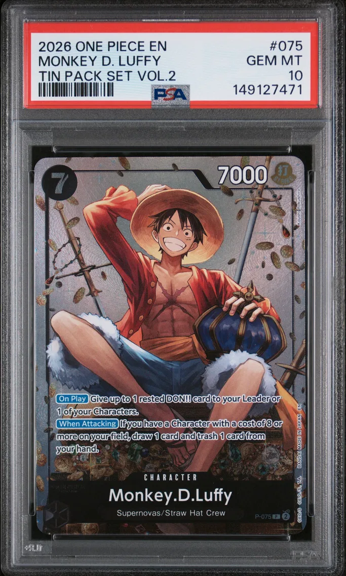 2026 #075 Monkey D. Luffy PSA 10 One Piece Promos