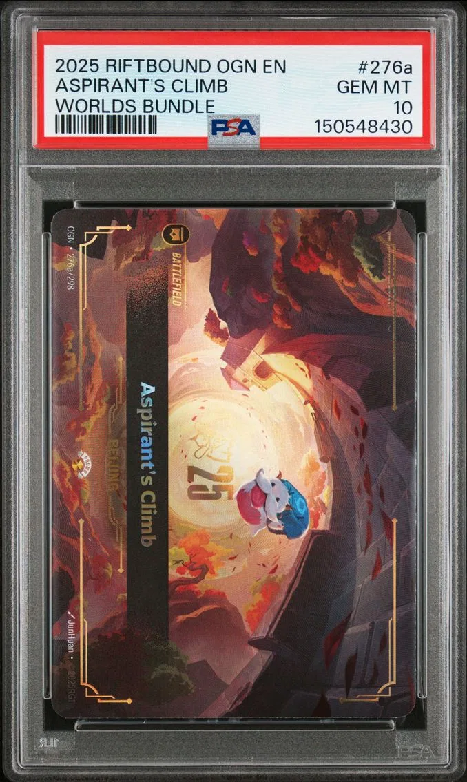 2025 #276a Aspirant's Climb PSA 10 Riftbound: League of Legends Ogn-Origins