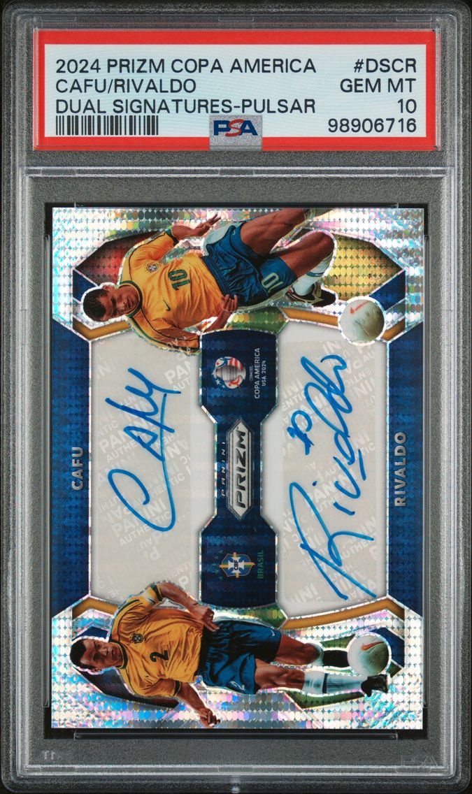 2024 #DSCR Cafu/Rivaldo PSA 10 P