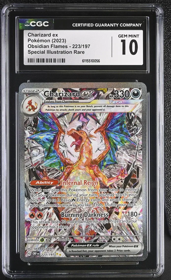 2023 #223 Charizard ex CGC 10 Ob