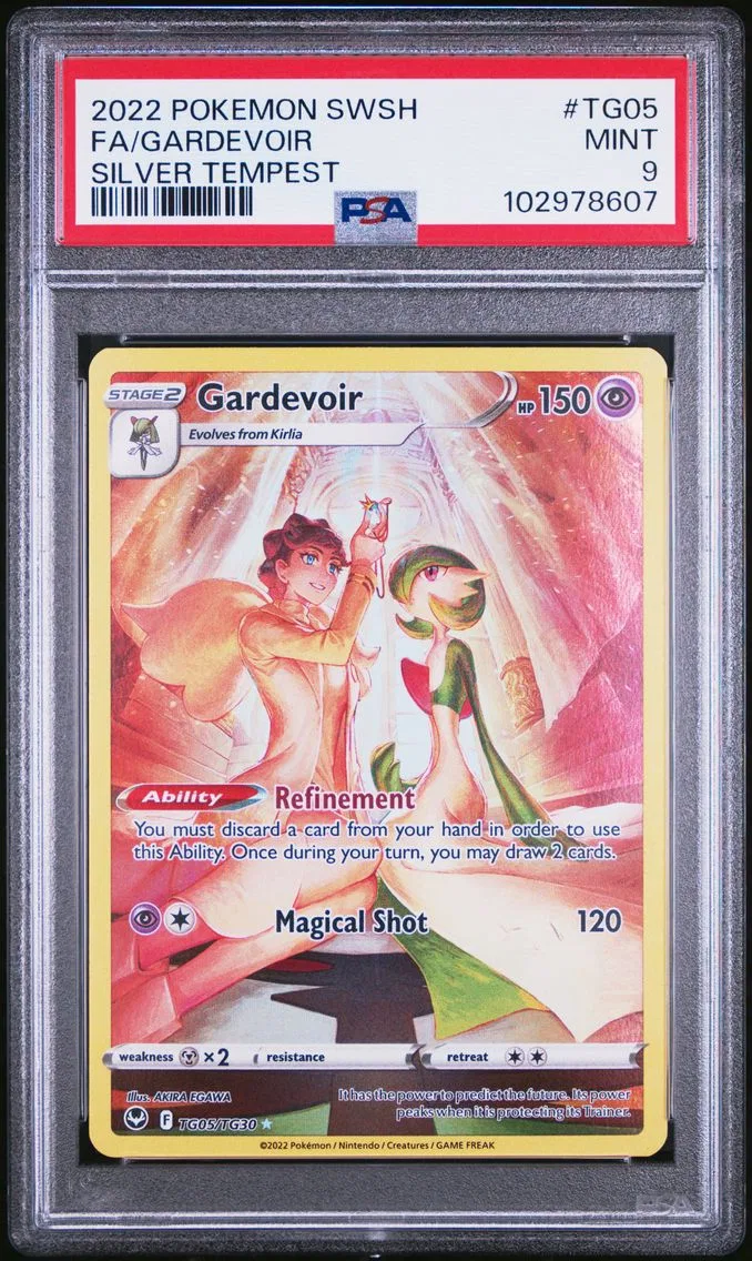2022 #TG05 Full Art/Gardevoir PSA 9 Sword & Shield Silver Tempest