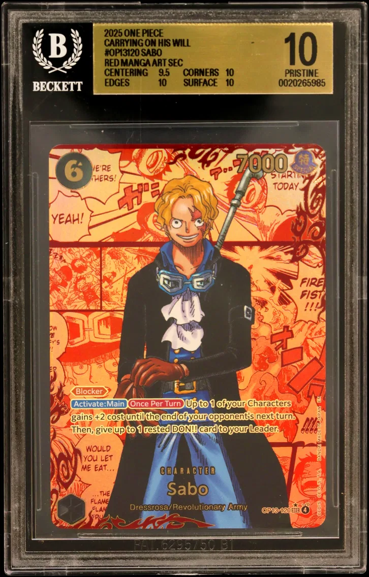 2025 #OP13120 Sabo RED MANGA ART