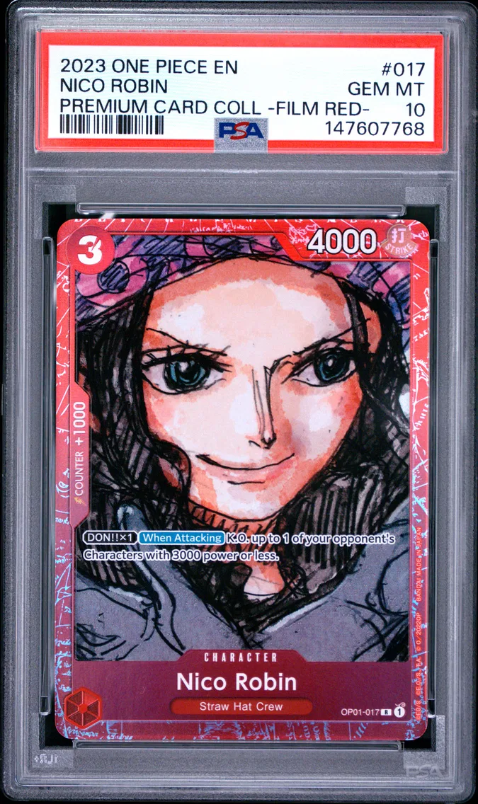 2023 #017 Nico Robin PSA 10 One Piece Premium Card Collection -One Piece Film Red-