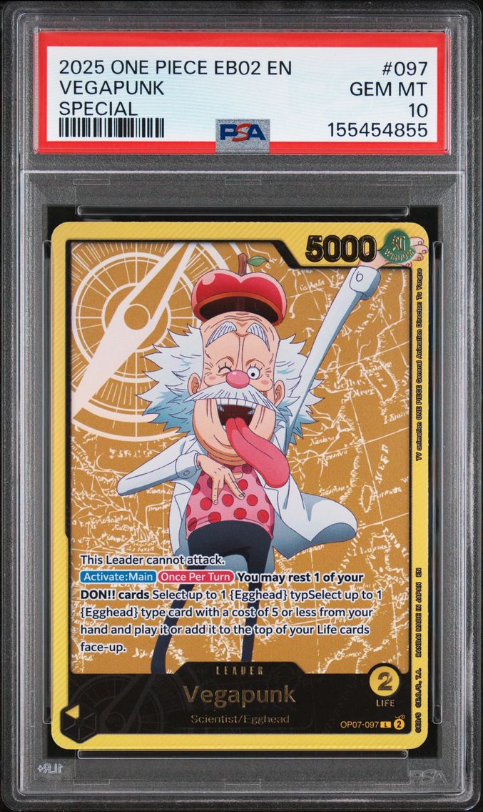 2025 #097 Vegapunk PSA 10 One Pi