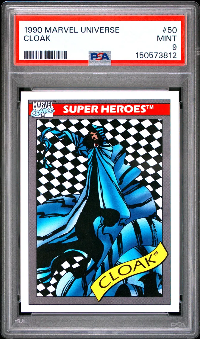 1990 #50 Cloak PSA 9 Marvel Universe