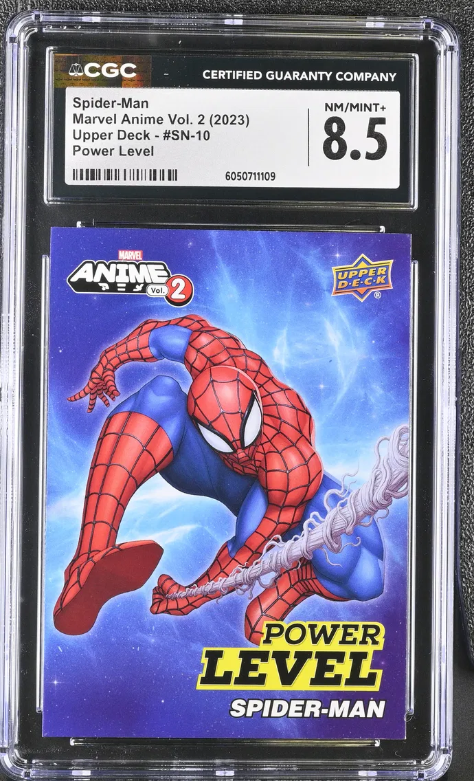 2023 #SN-10 Spider-Man CGC 8.5 Marvel Anime Vol. 2 (2023 Upper Deck) - English