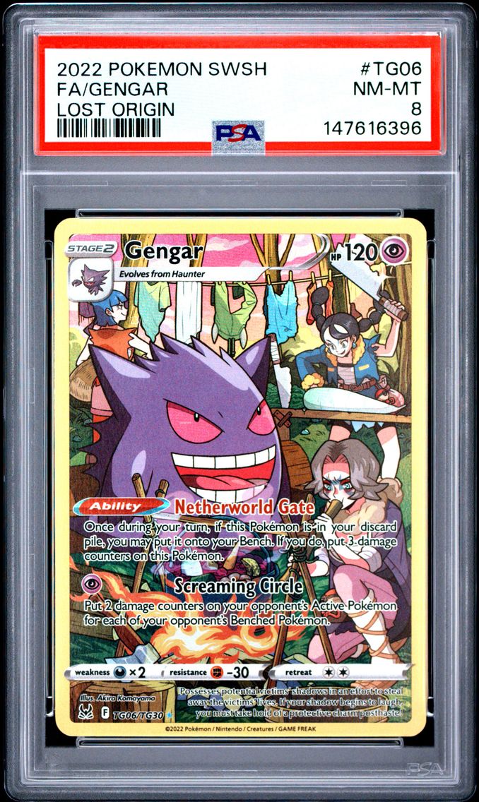 2022 #TG06 Full Art/Gengar PSA 8